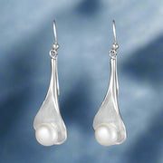silver earrings